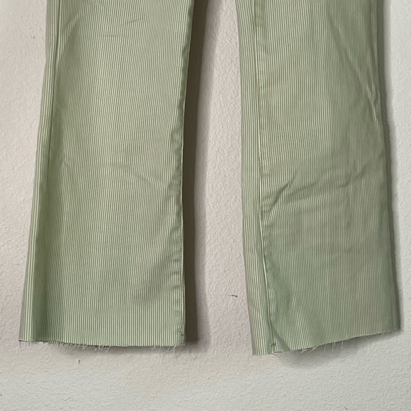 🌟3 for $25🌟 NWOT Liverpool Crop Flare Wide Leg Jeans Cappuccino Stripe Women’s - Picture 9 of 16